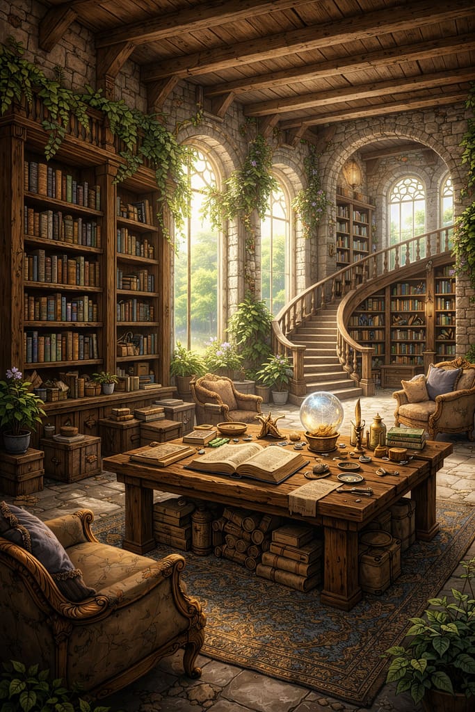 The Library in Piper's Hollow